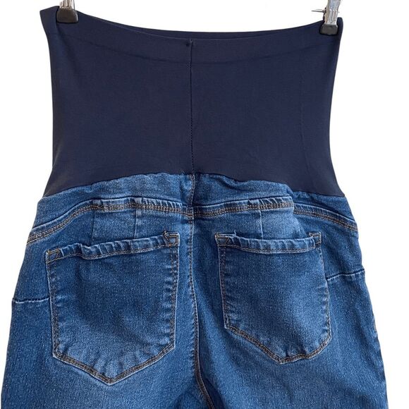 9th & Main Over the‎ Belly Stretchy Maternity Skinny Jeans Size M - Picture 7 of 9